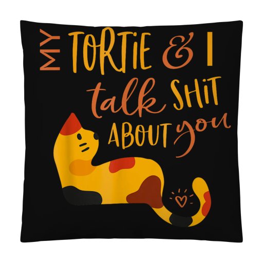 Funny Retro Tortie Cat 